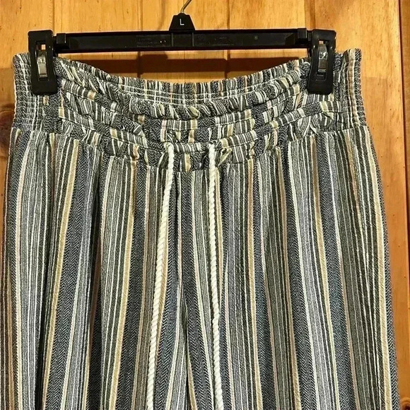 BanJara women’s multicolor striped Wide Leg Pants Size Large. - Picture 2 of 5